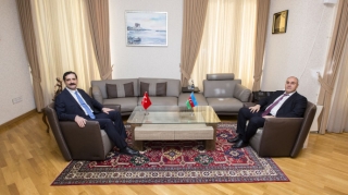 Dövlət Gömrük Komitəsinin sədri Erkan Özoral ilə görüşüb  - FOTO