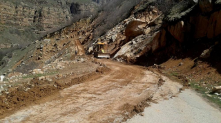 Leysan yağdı; Quba-Xınalıq yolu bağlandı -FOTO-VİDEO 