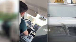 Taksi sürücüsü 9 aylıq hamilə qadını yarıyolda düşürdü - SƏBƏB BU İMİŞ  - VİDEO