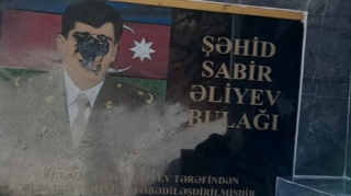 Şəhid abidəsinə qarşı tərbiyəsizlik edən saxlanıldı - FOTO - YENİLƏNİB