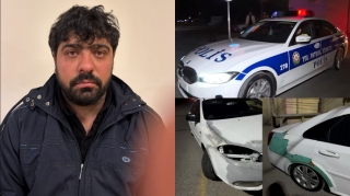 Nəsimidə polisdən qaçan sürücü saxlanıldı; narkoman çıxdı - VİDEO 
