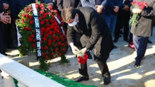 Əvəz Həsənov dəfn edilidi - FOTO 