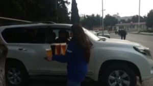 Avtomobilində "pub” xidməti göstərən şəxs həbs edildi - FOTO - VİDEO