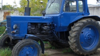 Goranboyda traktor piyadanı vurdu 