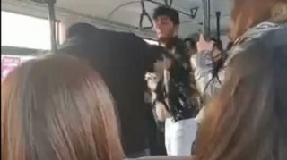 Bakıda avtobusda əlbəyaxa dava - YENİLƏNİB - AÇIQLAMA - VİDEO 