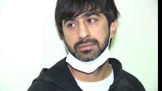  Silahla gəzib polisi təhqir edən “Kürd Elnur”un həbsdən görüntüləri  - FOTO - VİDEO