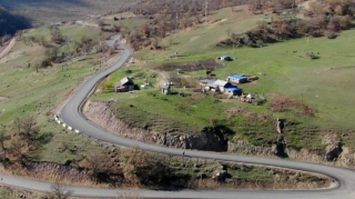 Çovdar-Çaykənd yolunda aparılan əsaslı təmir davam etdirilir - FOTO - VİDEO
