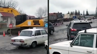 Azərbaycanda məşhur bazar sökülür - Avtomobil yolu genişləndirilir - VİDEO 
