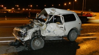 Daşkəsəndə avtomobil qəzası olub, xəsarət alan var 