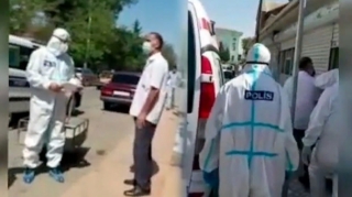Hacıqabulda koronavirus xəstəsi yaşadığı yeri icazəsiz tərk etdi  - VİDEO