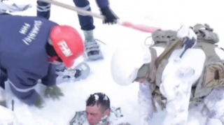 Zəngəzur Milli Parkında qar uçqunu ilə bağlı birgə təlim - VİDEO