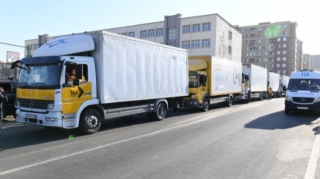 Füzuli şəhərinə növbəti köç karvanı yola salınıb