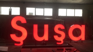 Hündürlüyü iki metr olan "Şuşa" yazısı hazırdır  - FOTO