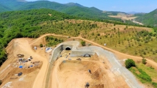 Yeni Əhmədbəyli-Füzuli-Şuşa  yolunda tunellərin inşasına başlanıldı  - FOTO