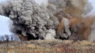 Ermənilərin Xocavənddəki postunda MİNA PARTLAYIŞI 