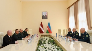 Latviya Dövlət Sərhəd Mühafizəsinin rəisi Azərbaycanda səfərdə olub  - FOTO