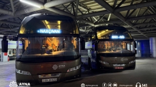 Naxçıvana sərnişinlər bu avtobuslarla daşınacaq 