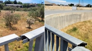 Salyan körpüsündə “qırıq dəmir”... - FOTO 