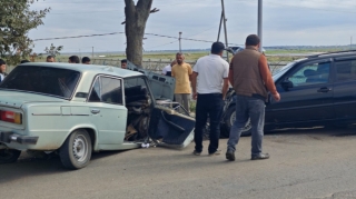 Cəlilabadda yol qəzası baş verib,  xəsarət alanlar var - FOTOLAR 