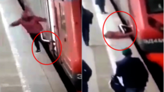 Paltarı metro qapıları arasında qalan kişi öldü 