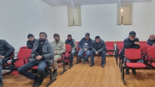 Xocavəndə icazəsiz keçən 9 nəfər saxlanılıb  - FOTO