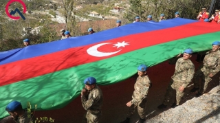 “Bayraq yürüşü” ilk dəfə azad edilmiş torpaqlarımızda - Fotosessiya 