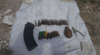 Nardaranda zibillikdən qumbara və sursat tapılıb   - FOTO