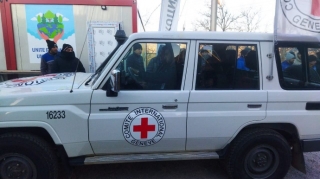 BQXK-nın daha 3 maşını Xankəndidən Laçın istiqamətinə keçdilər 