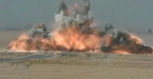 İŞİD-in kamikadze-avtomobili belə məhv edildi – VİDEO