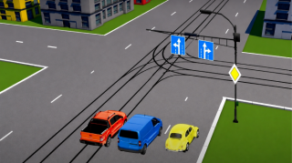 Avtomobillər hansı istiqamət üzrə hərəkət edə bilər? - DOĞRU CAVAB
