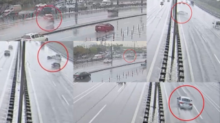 Yağışlı havanın səbəb olduğu DƏHŞƏTLİ QƏZALARIN REAL GÖRÜNTÜLƏRİ  - VİDEO