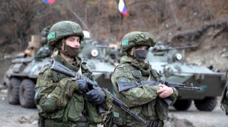 Sülhməramlıların texnikaları Azərbaycanı tərk edir - VİDEO 