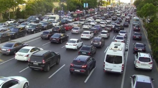 Bakının bu yollarında tıxac var - SİYAHI 