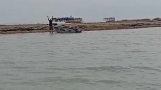 Xəzər dənizində balıqçılar köməksiz qaldılar - FOTOLAR 