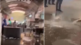 “Sədərək”də bəzi mağazaları su basdı - VİDEO 