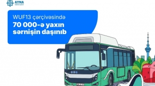 WUF13 çərçivəsində 70 minə yaxın sərnişin daşınıb 