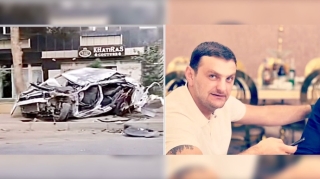 Ağır qəza: Avtobus “Opel”ə çırpıldı, qadın sərnişinin başı qopdu   - VİDEO