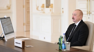 Prezident İrəvandakı tədbirdə onlayn çıxış etdi - FOTOLAR  - YENİLƏNİB