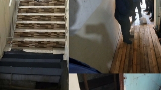 Bakıda binanın bloku ÇÖKDÜ  - Sakinlər evdən çıxa bilmir - VİDEO - YENİLƏNİB