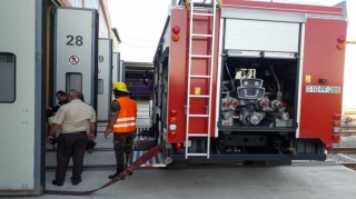 FHN “Bakı Metropoliteni”  QSC-də yanğın-taktiki təlim keçirib 