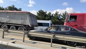 Aeroport yolunda zəncirvari qəza:                        Xəsarət alan var 