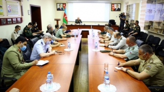 Hərbi attaşelər düşmənin dövlət sərhədindəki təxribatı barədə məlumatlandırılıb  - FOTO - VİDEO