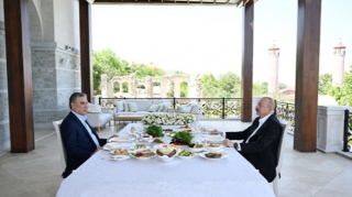 Şuşada birgə nahar... - FOTO