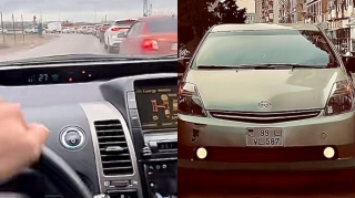 Əks yola çıxan sürücü videosunu çəkib özünü “TikTok”da ifşa etdi    - VİDEO