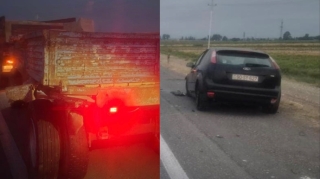Goranboyda "Ford" Kamazla toqquşdu: Xəsarət alan var - FOTOLAR 