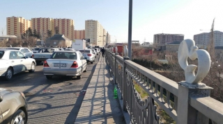 Saray körpüsünün tikintisi BU TARİXDƏ  başa çatacaq - FOTO - VİDEO