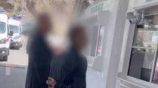 Qarabağın erməni sakinləri sənəd yoxlanışından sonra Xankəndi-Gorus istiqamətində rahat gedirlər - VİDEO 