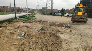 Abşeronda yağışın yaratdığı fəsadlar aradan qaldırılır - FOTOLAR 