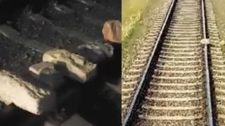 Polis qatar yoluna daş düzənləri aşkar etdi - İkisi də azyaşlıdır - VİDEO 