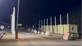 Laçın yolunda quraşdırılan sərhəd-buraxılış məntəqəsinin yeni görüntüləri  - VİDEO